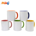 AA Grade 11oz Sublimation Tug Color Rim and Manche